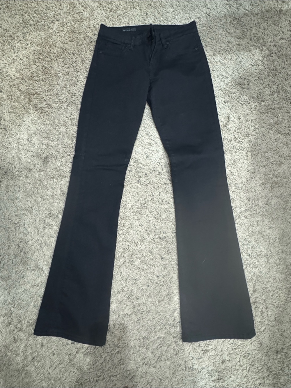 Kut from the Cloth Karen Baby Boot Cut High-Rise Black Flare Jeans for Women